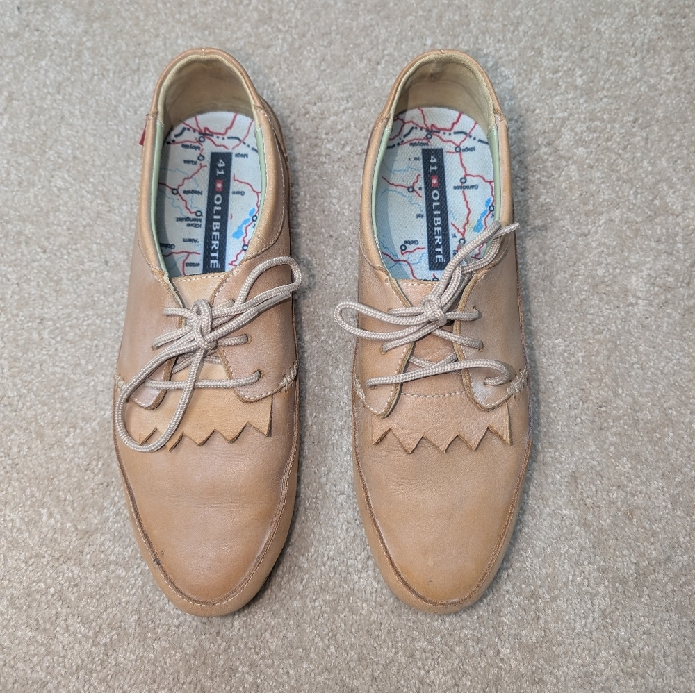 Oliberte Leather Oxford shoes